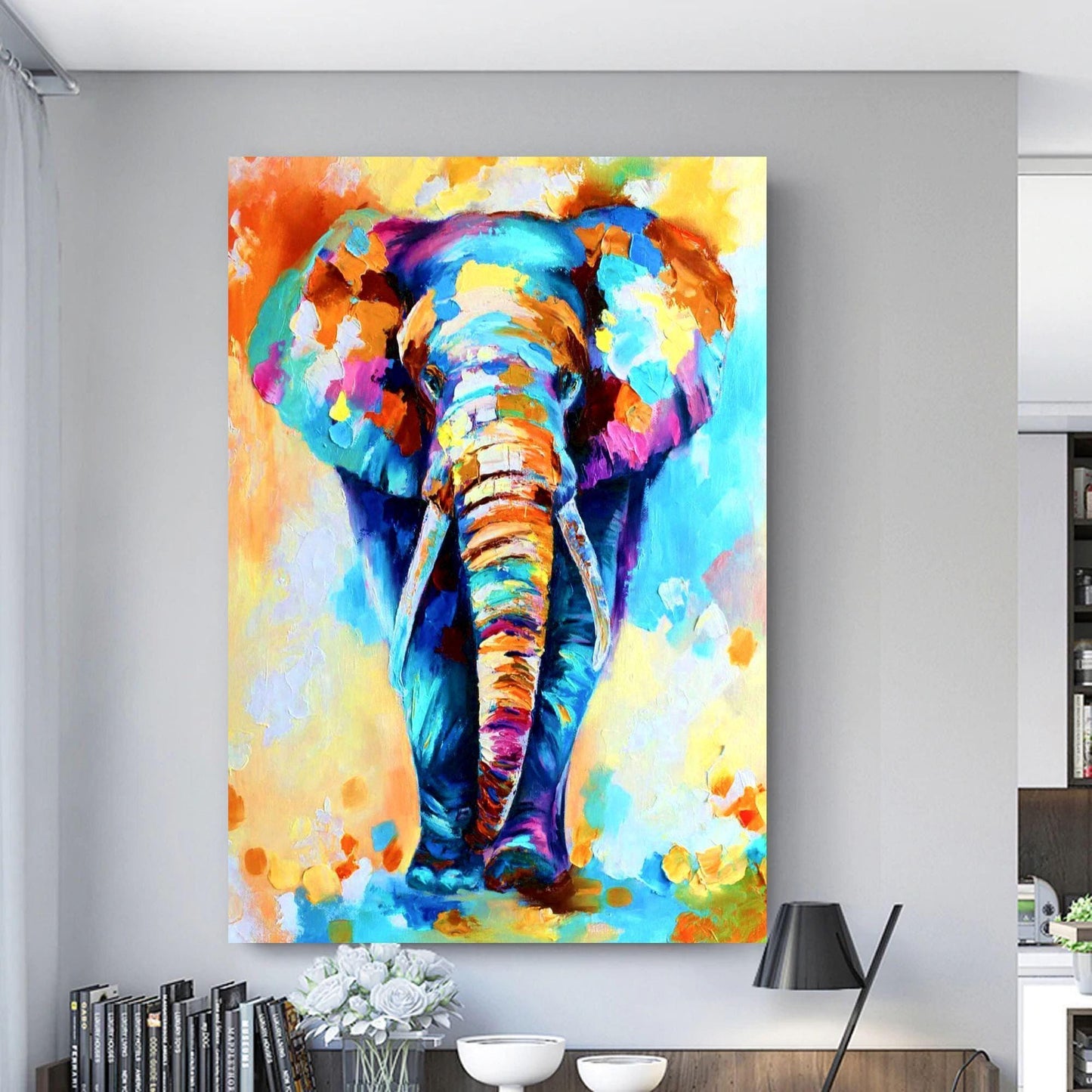 Colourful Elephants