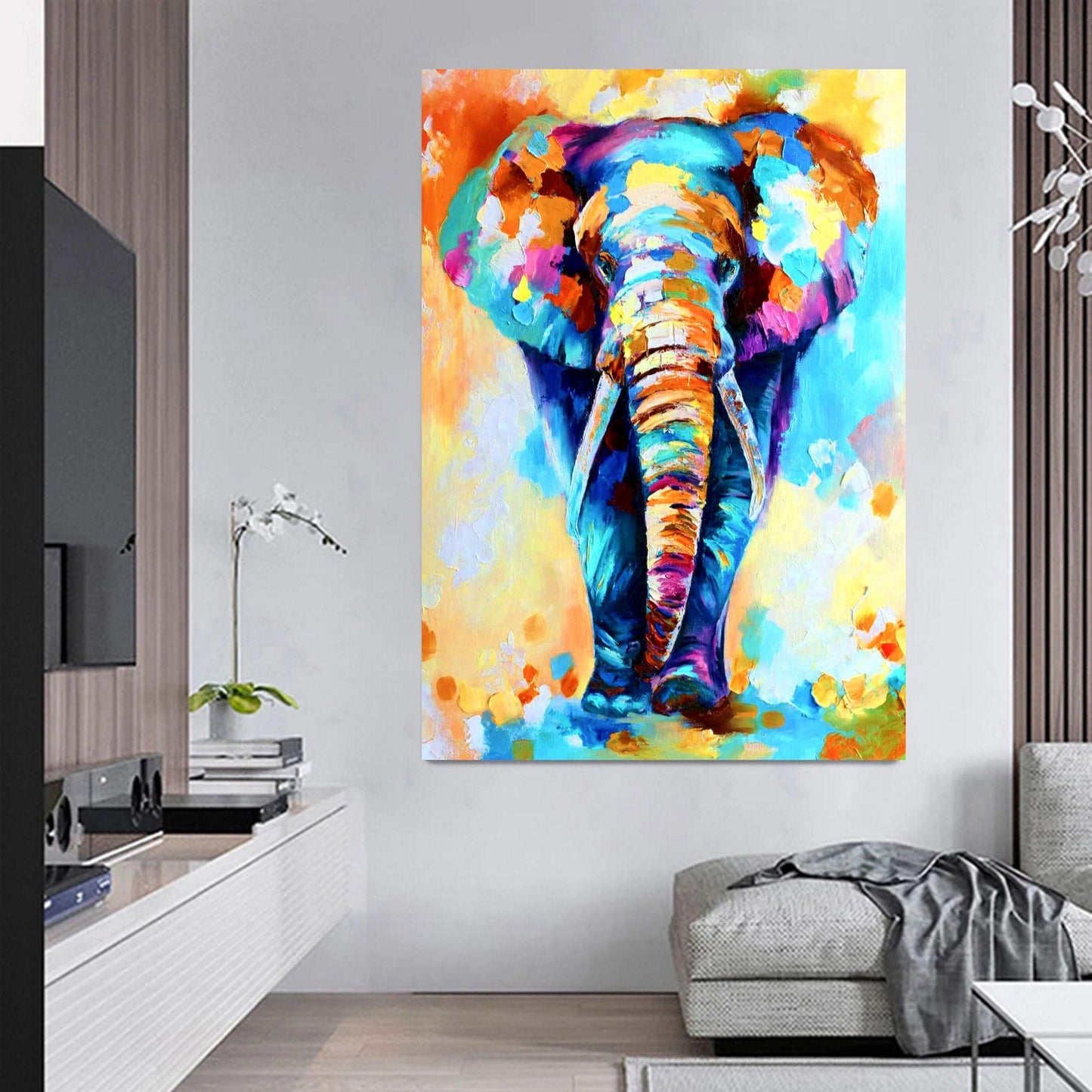 Colourful Elephants