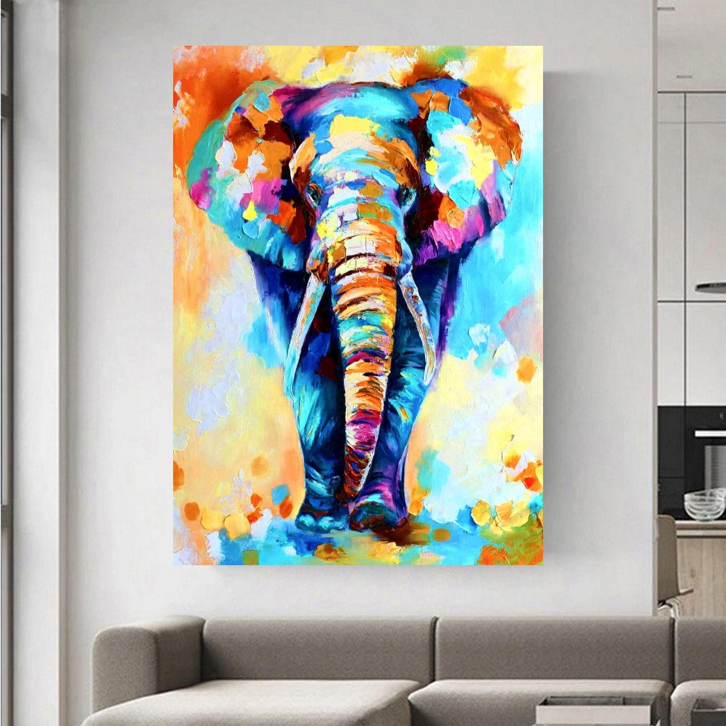 Colourful Elephants