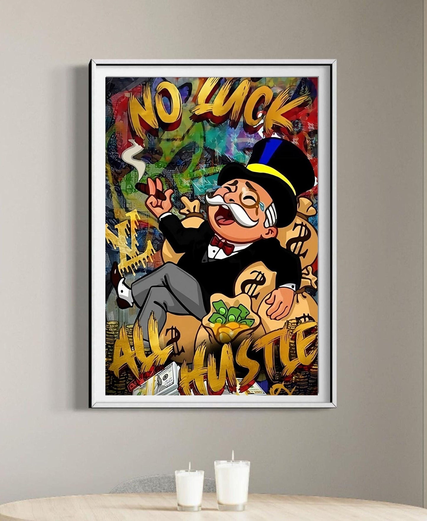 No Luck All Hustle Monopoly