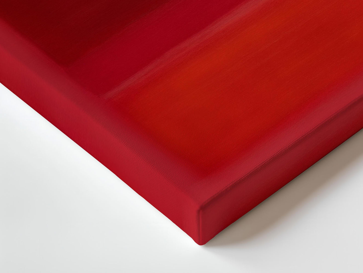 Mark Rothko Red Canvas Wall Art or Poster Print. Vibrant Rothko style red contemporary abstract art printed. Large Rothko abstract picture.