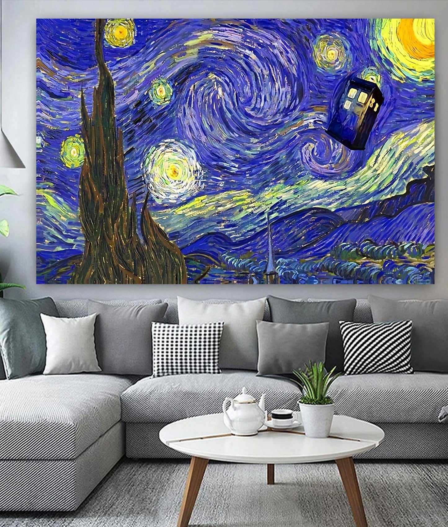 Starry Night Dr Who Tardis