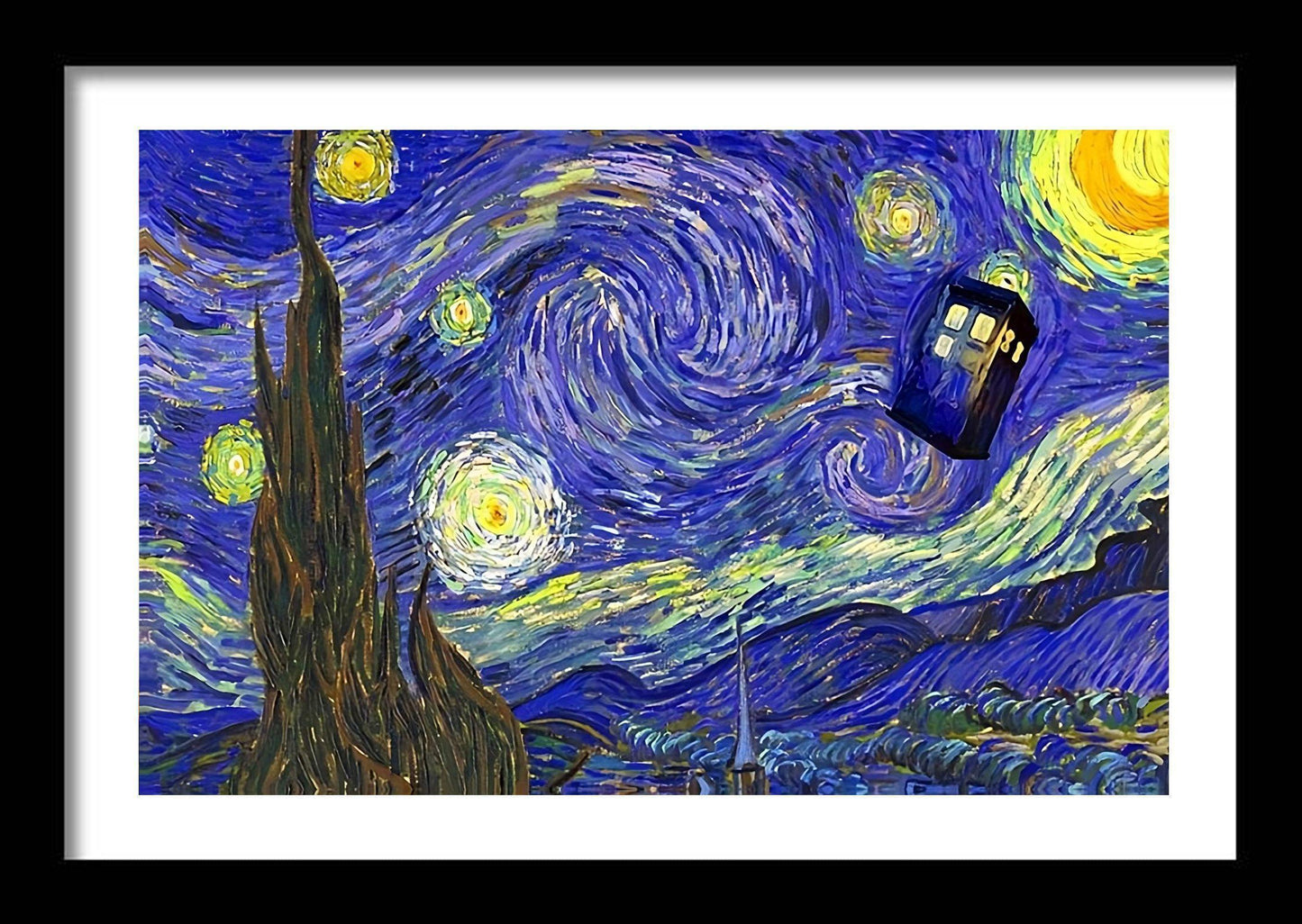 Starry Night Dr Who Tardis