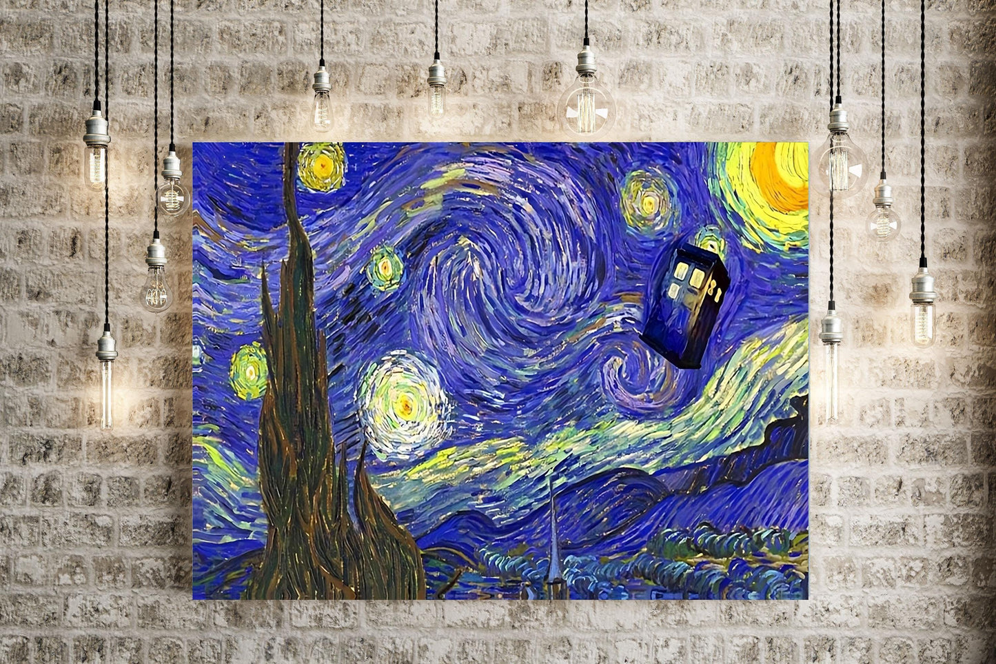 Starry Night Dr Who Tardis