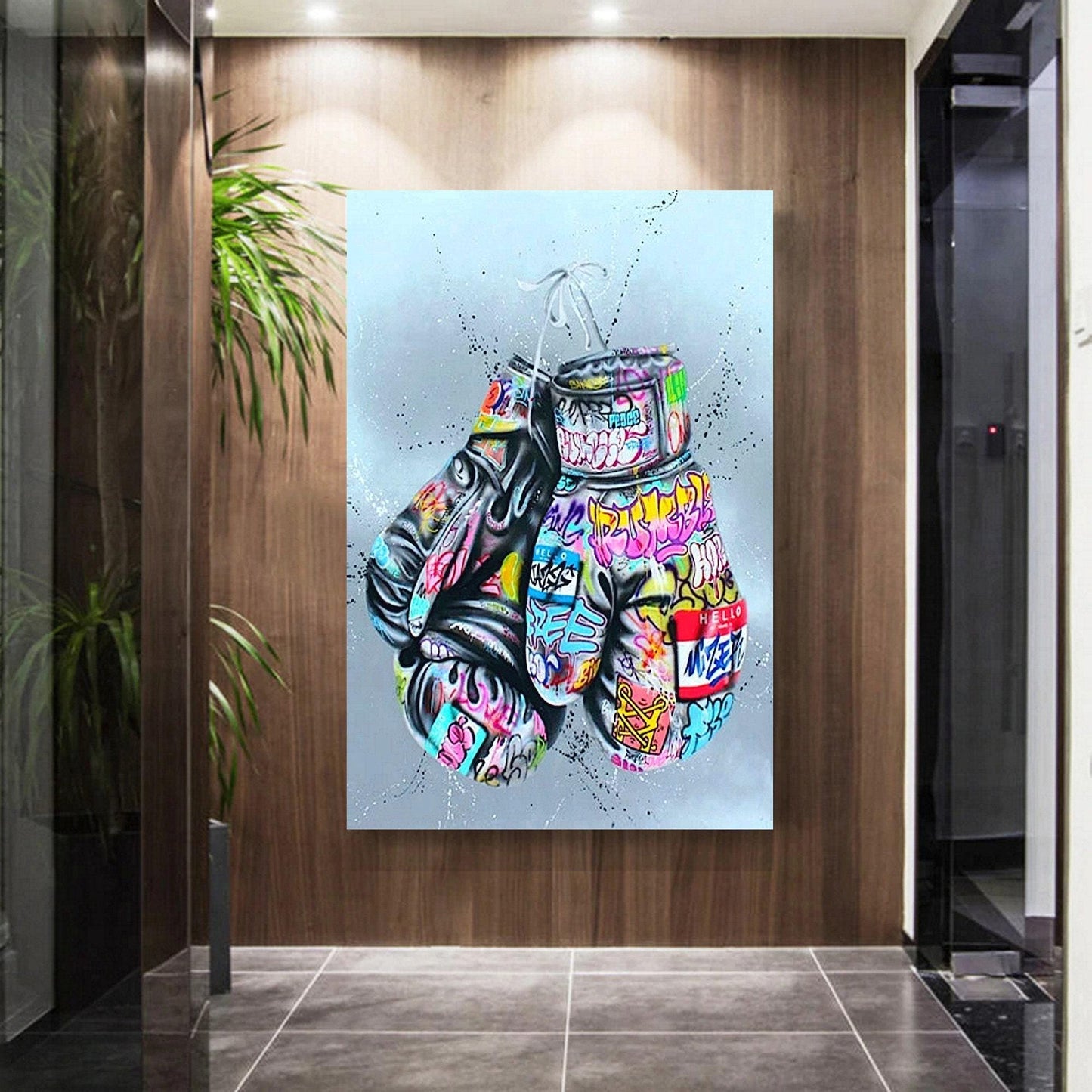 Boxing Gloves Graffiti