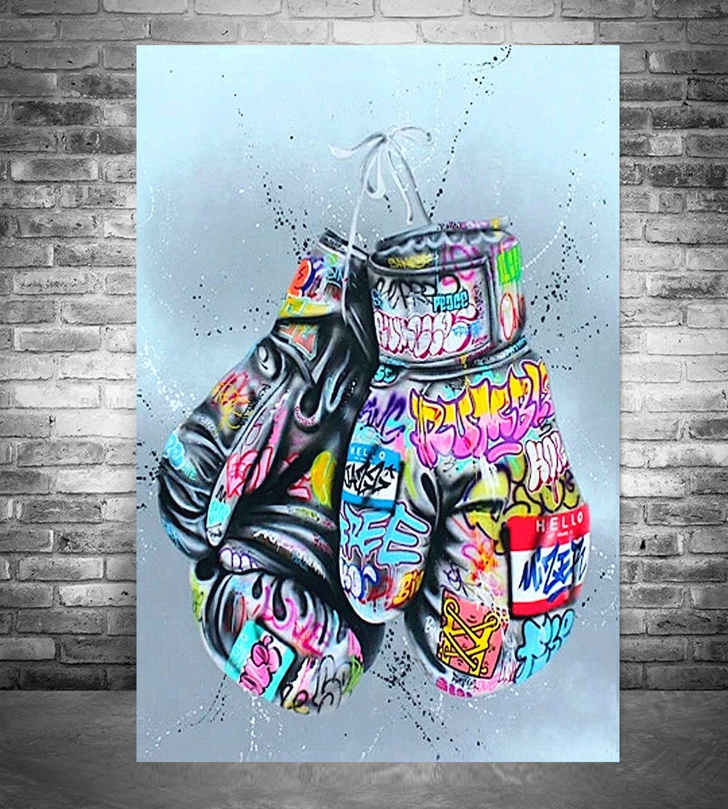 Boxing Gloves Graffiti