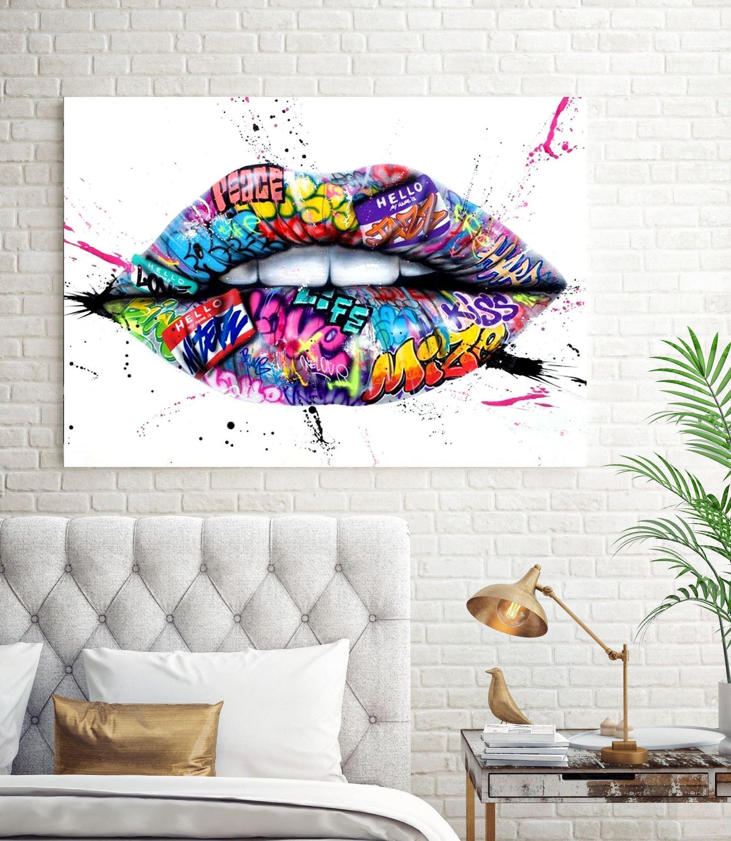 Graffiti Lips