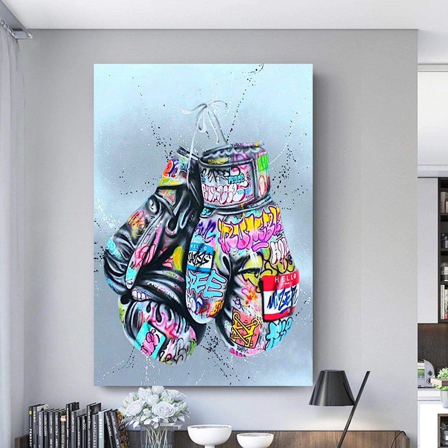 Boxing Gloves Graffiti