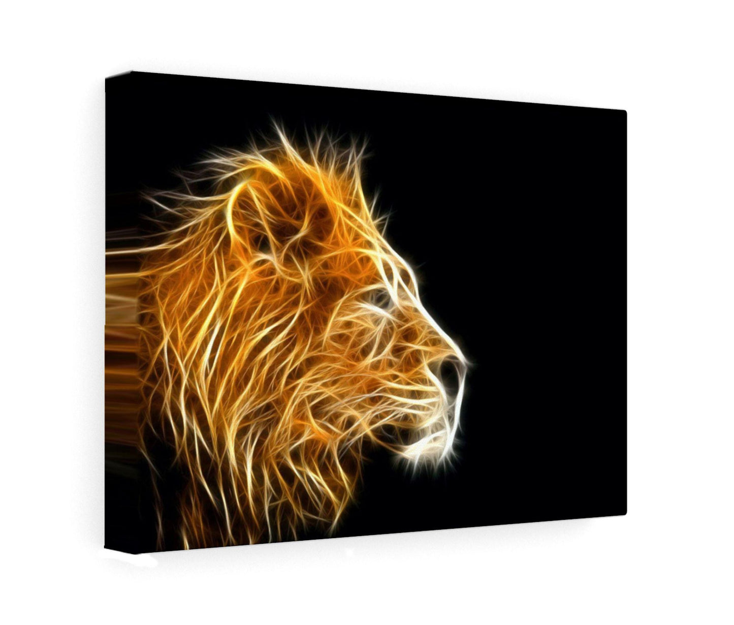 Abstract Lion Face