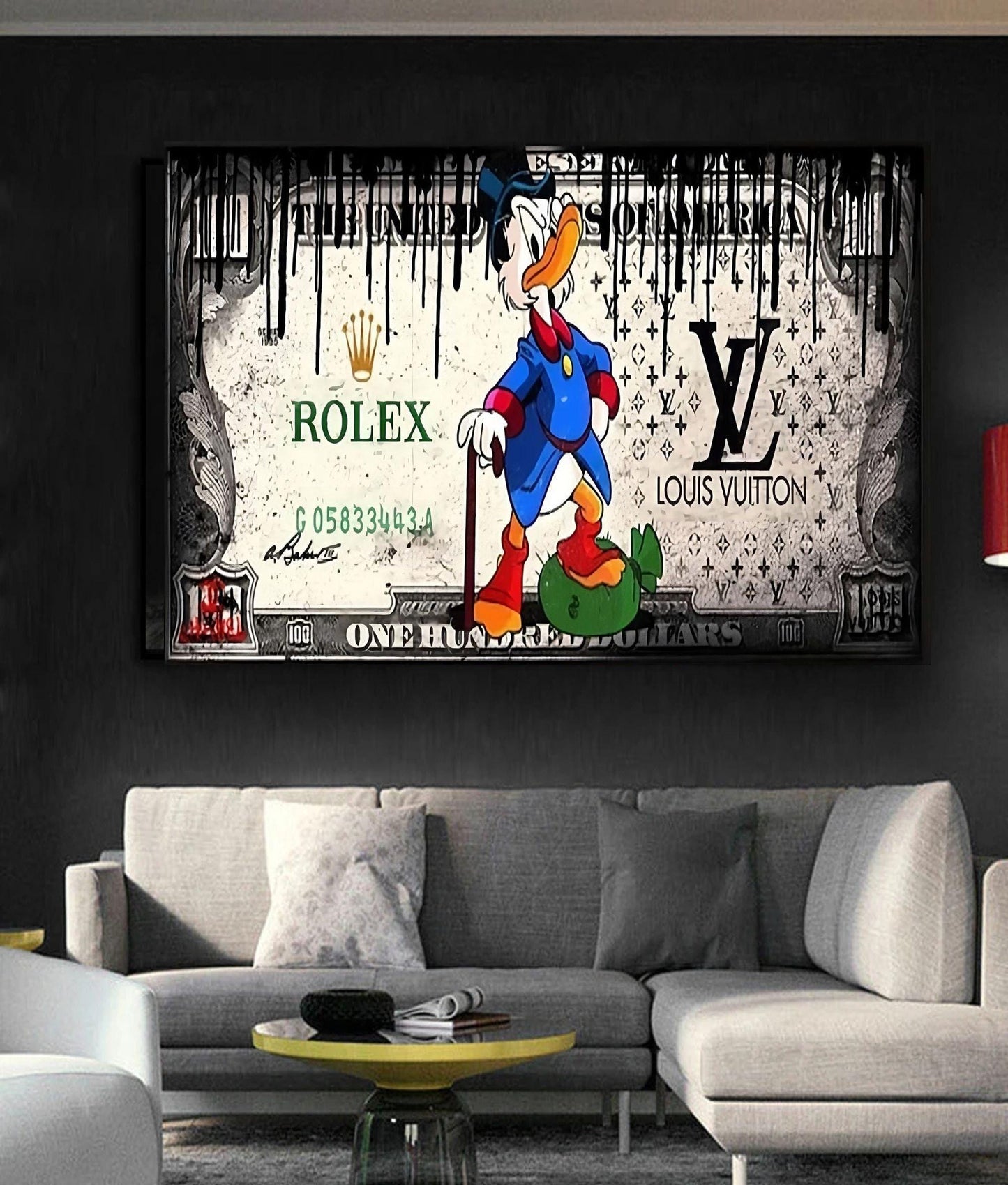 Pop Art Donald Duck Drip