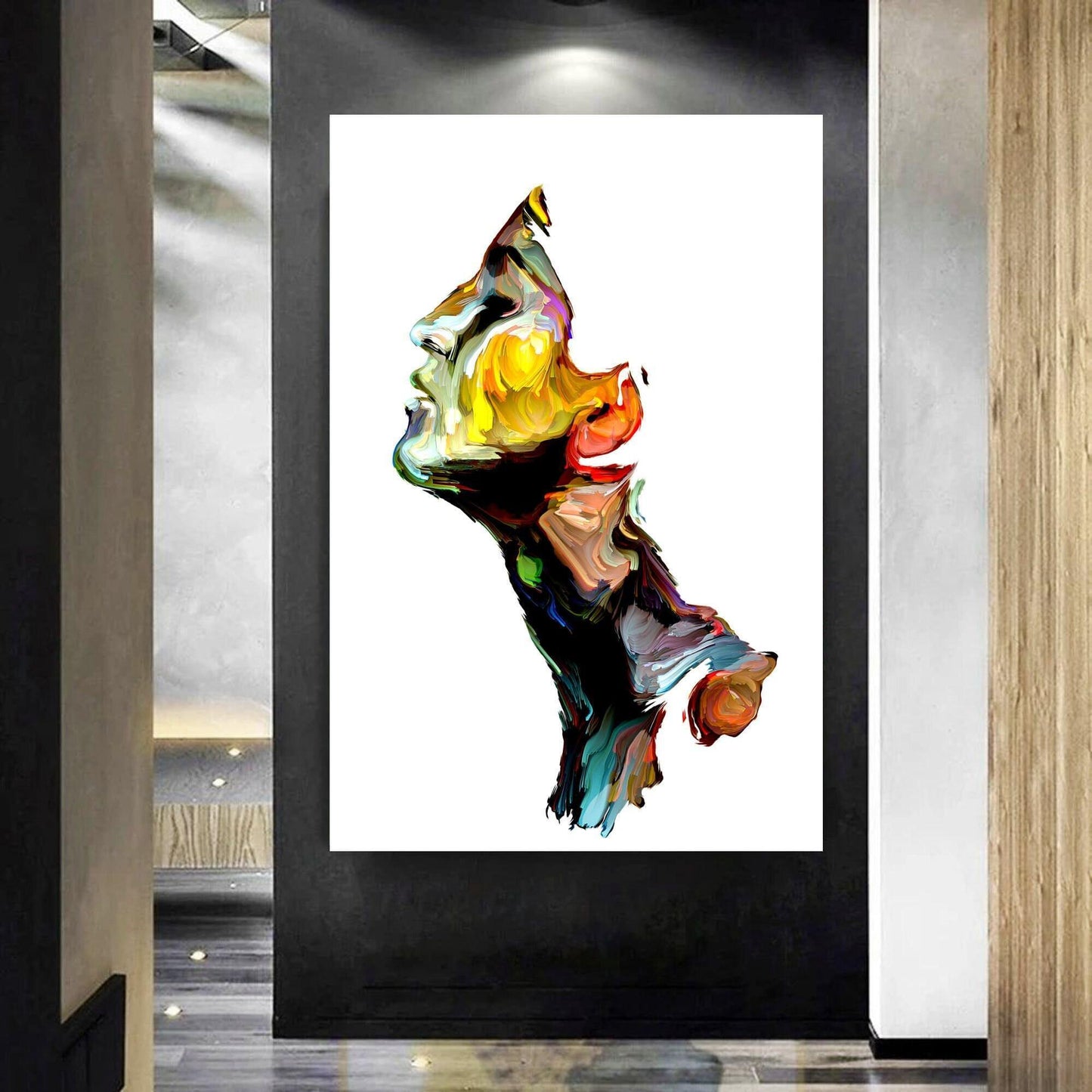 Woman's Face Colourful