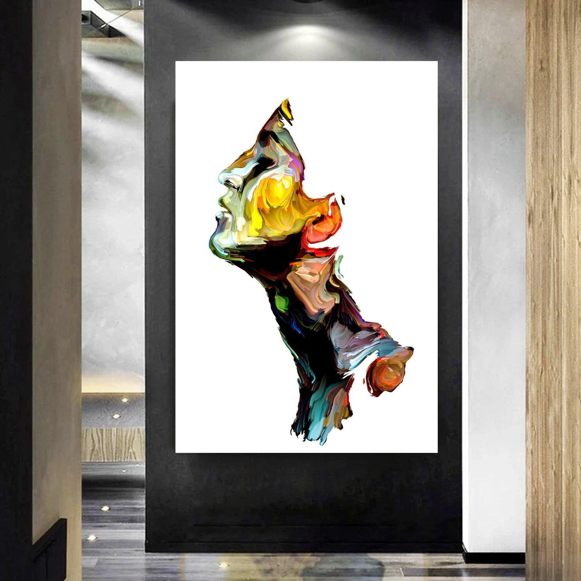 Woman's Face Colourful