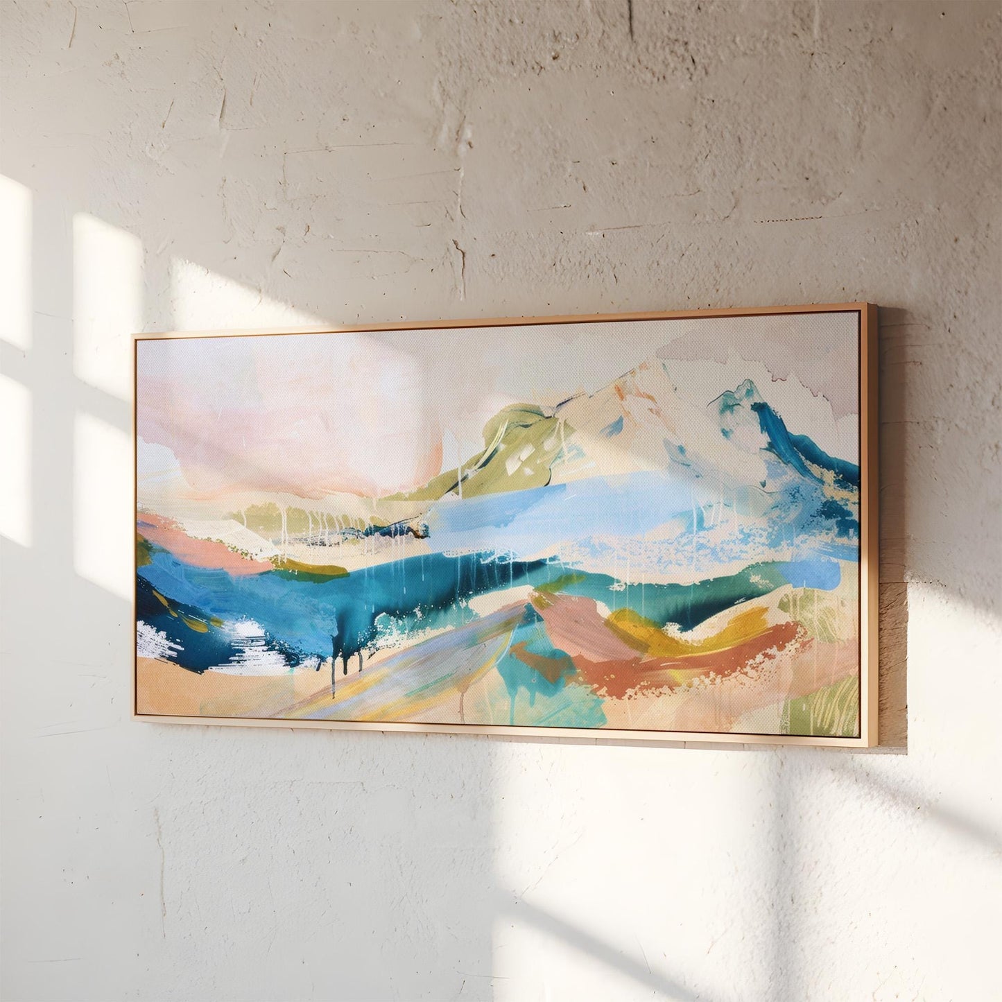 Abstract Mountain Panorama