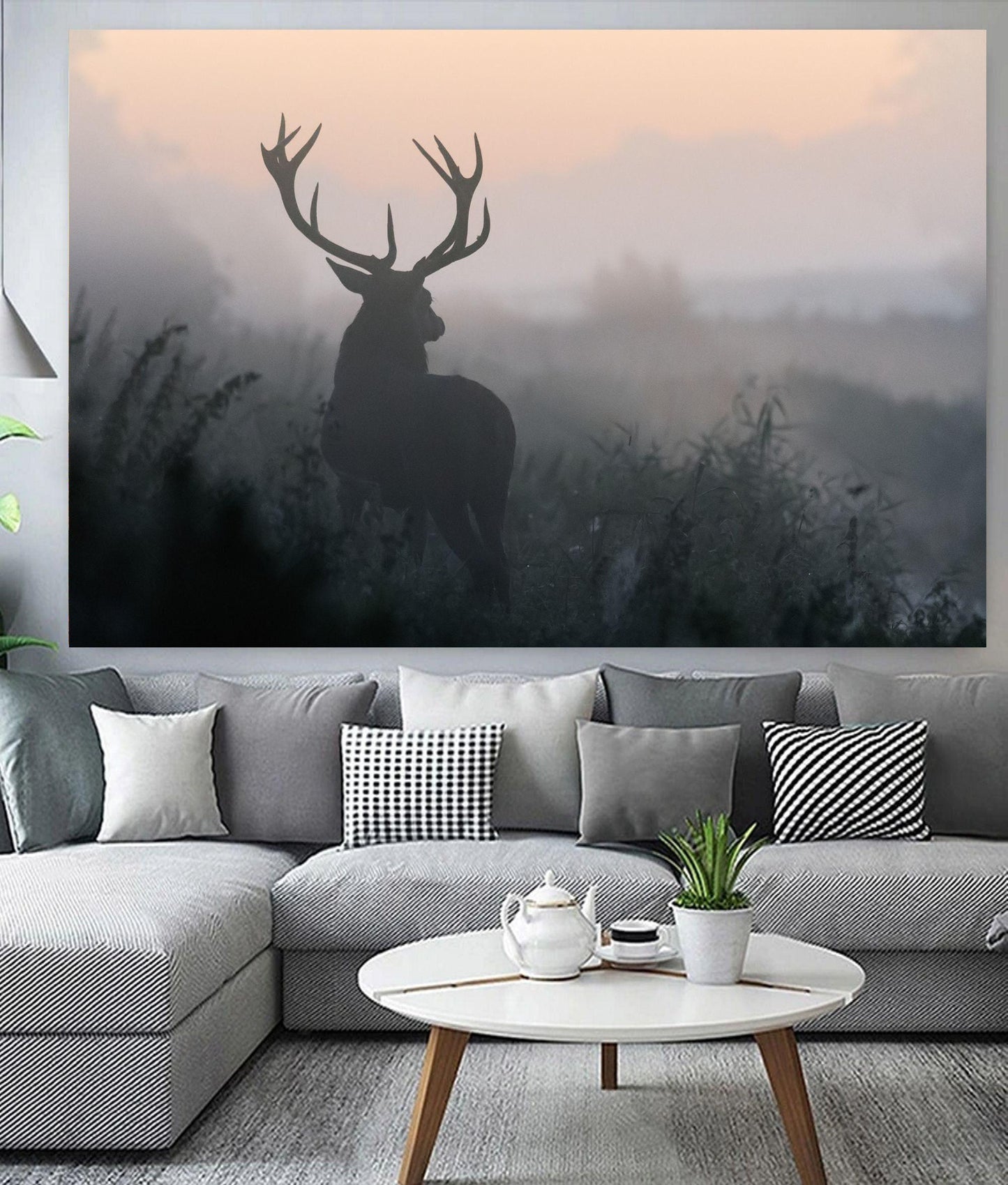 Stag in the Mist