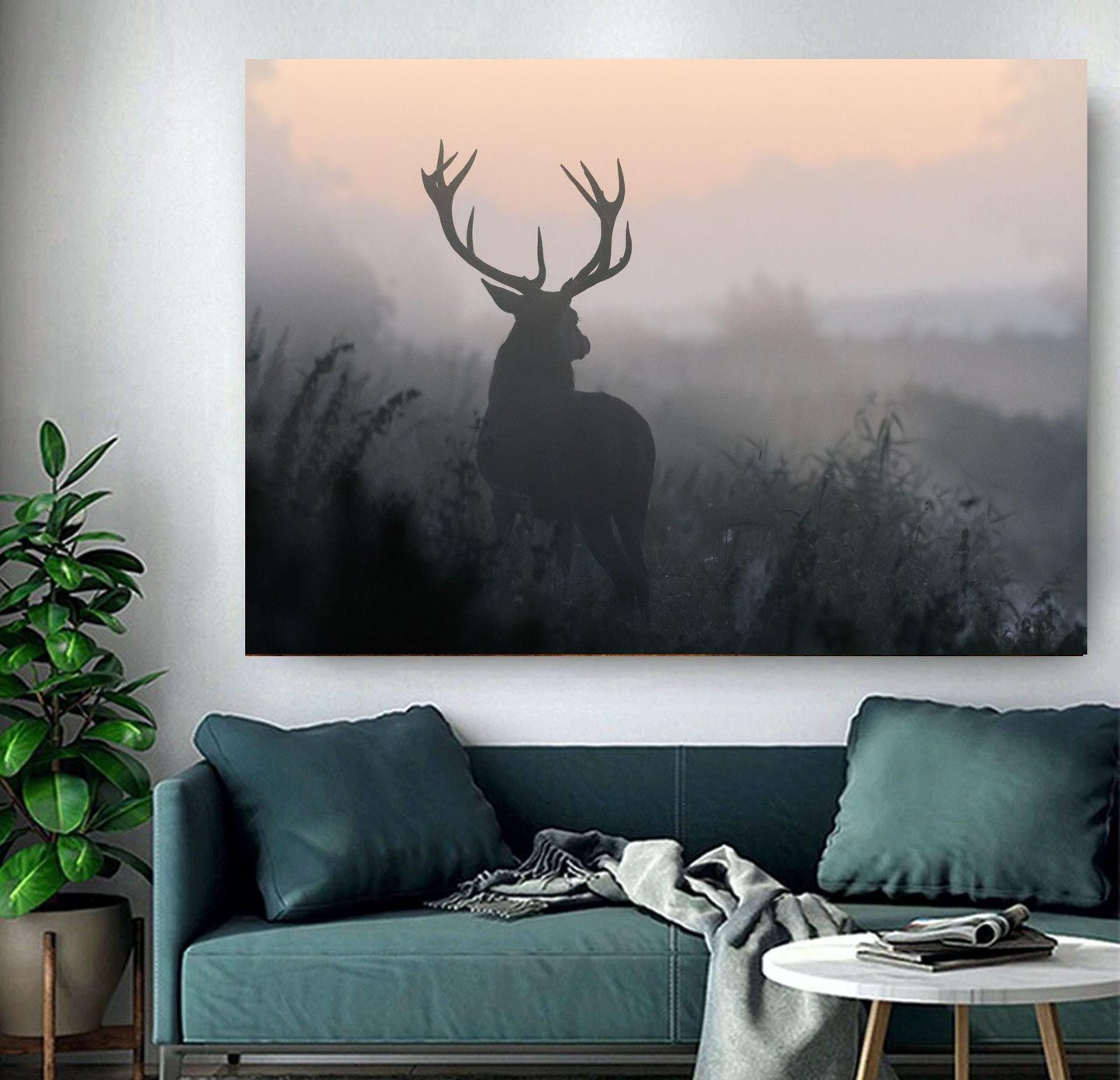 Stag in the Mist