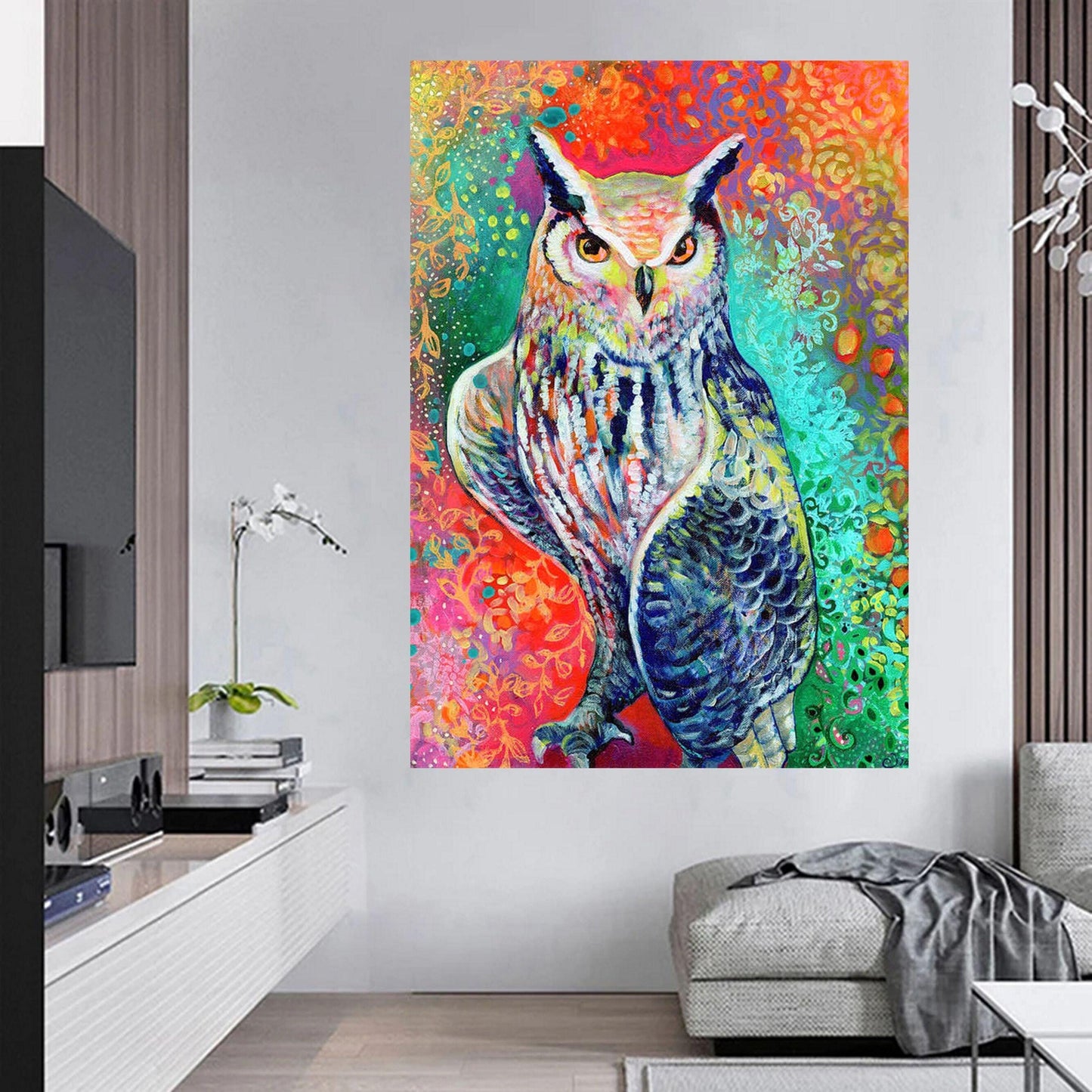 Colourful Owl