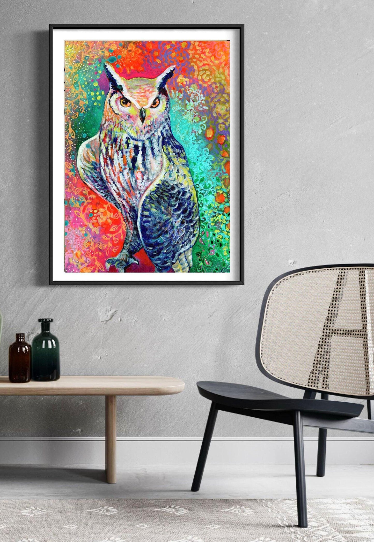 Colourful Owl