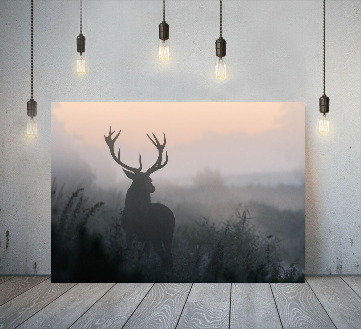 Stag in the Mist
