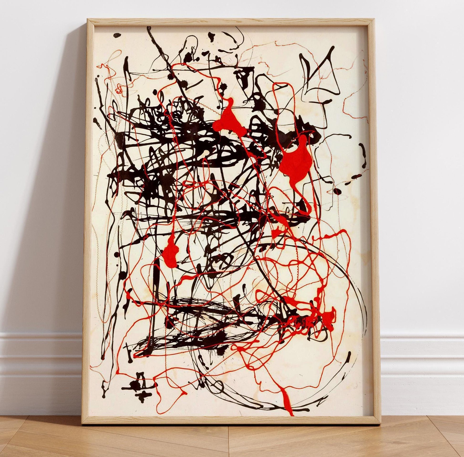 Set of 2 Jackson Pollock Art Prints