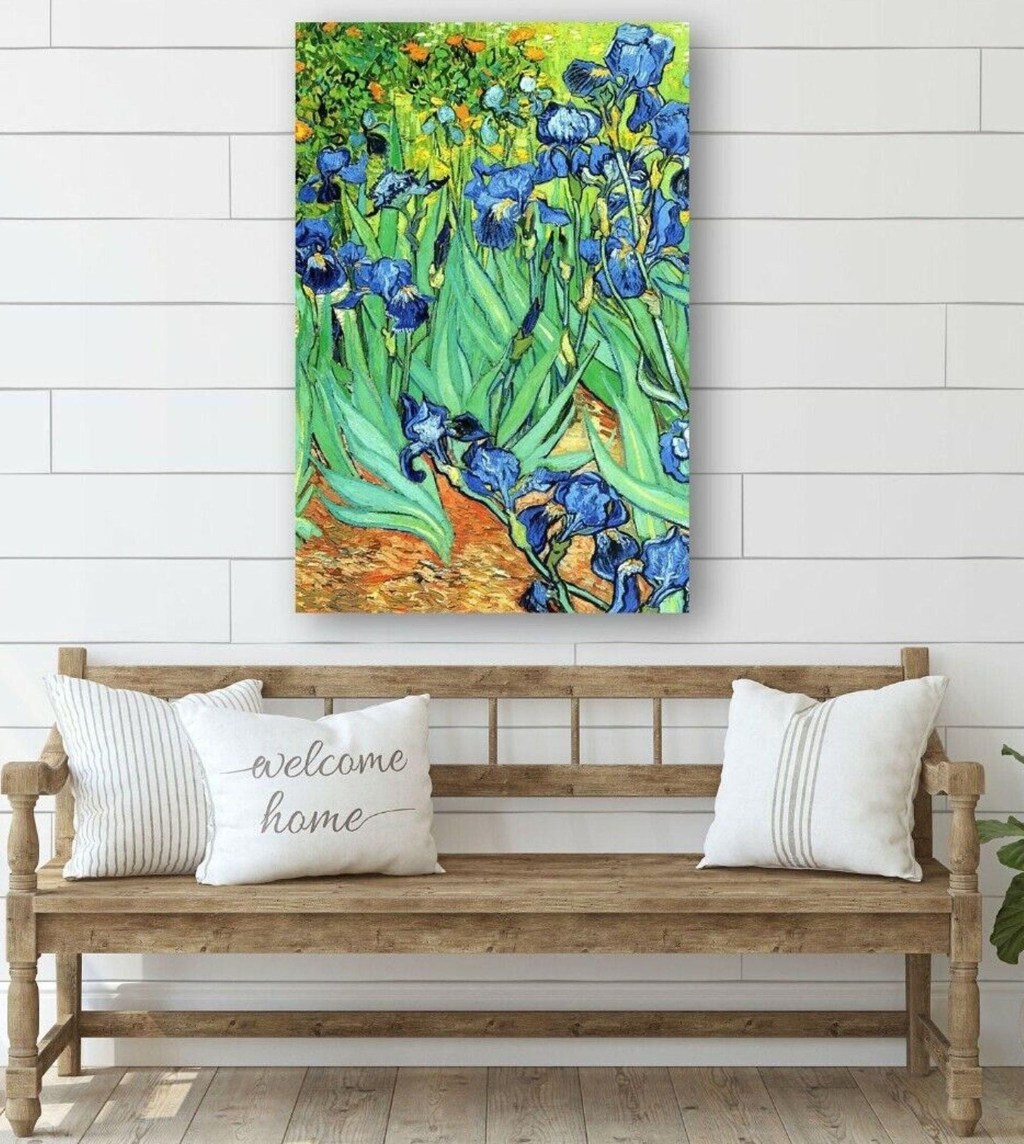 Van Gogh Iris Green and Blue
