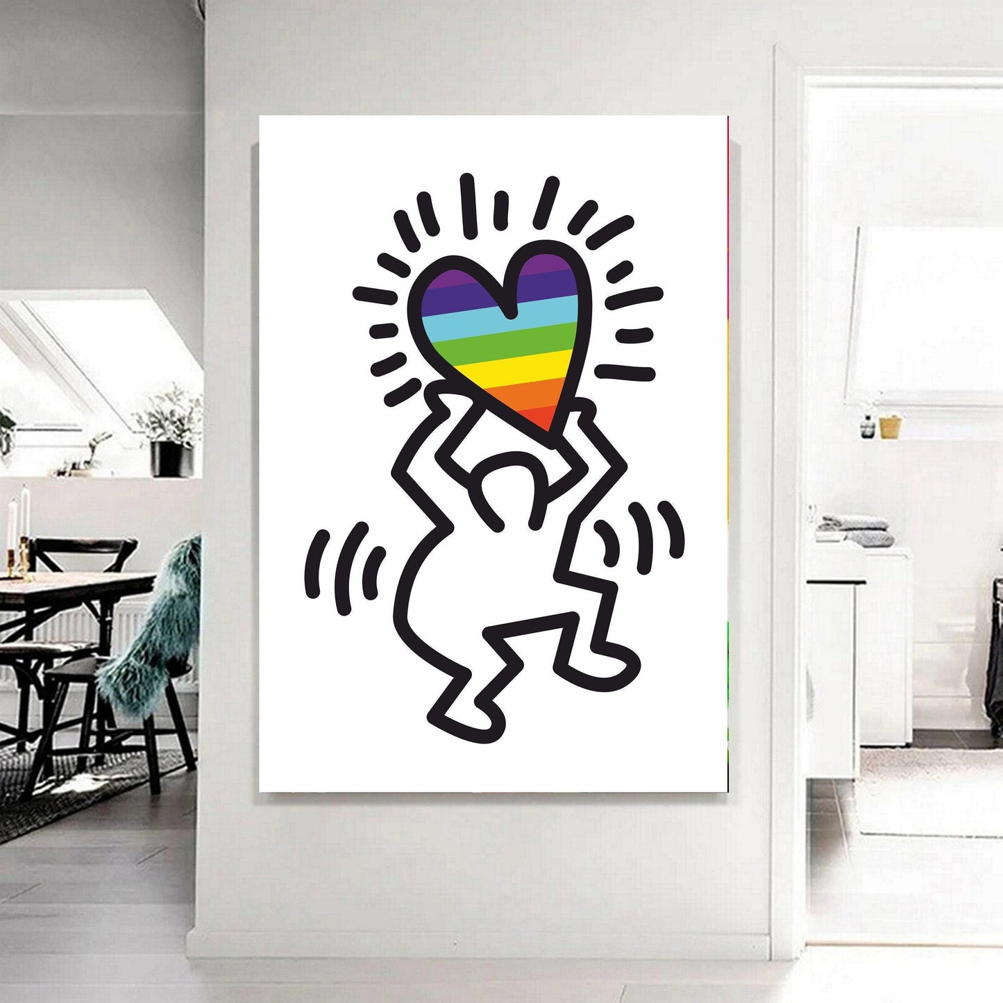 Rainbow Pride Heart