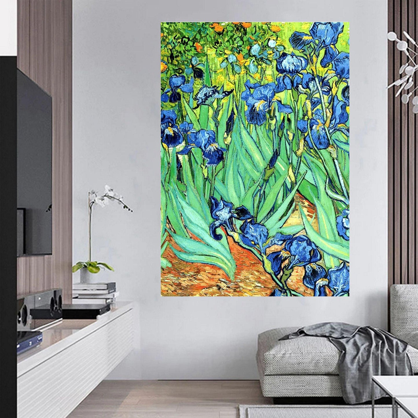 Van Gogh Iris Green and Blue