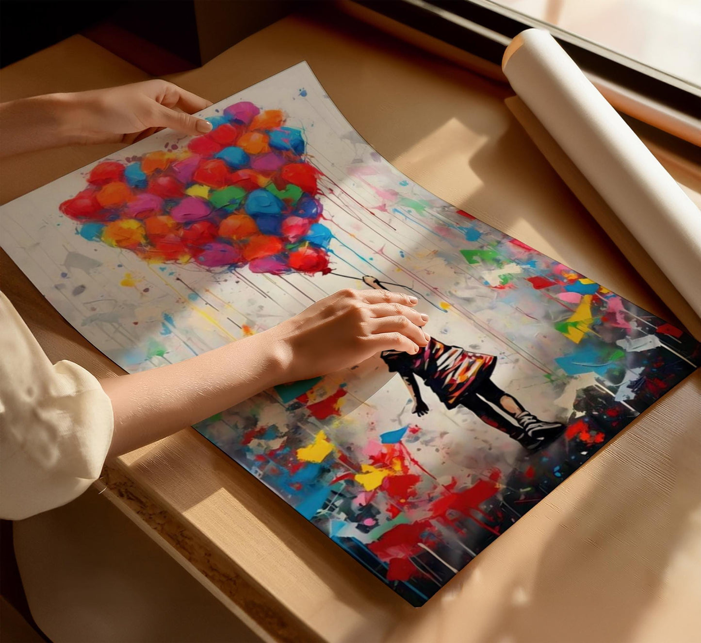 Balloon Girl Heart Balloon