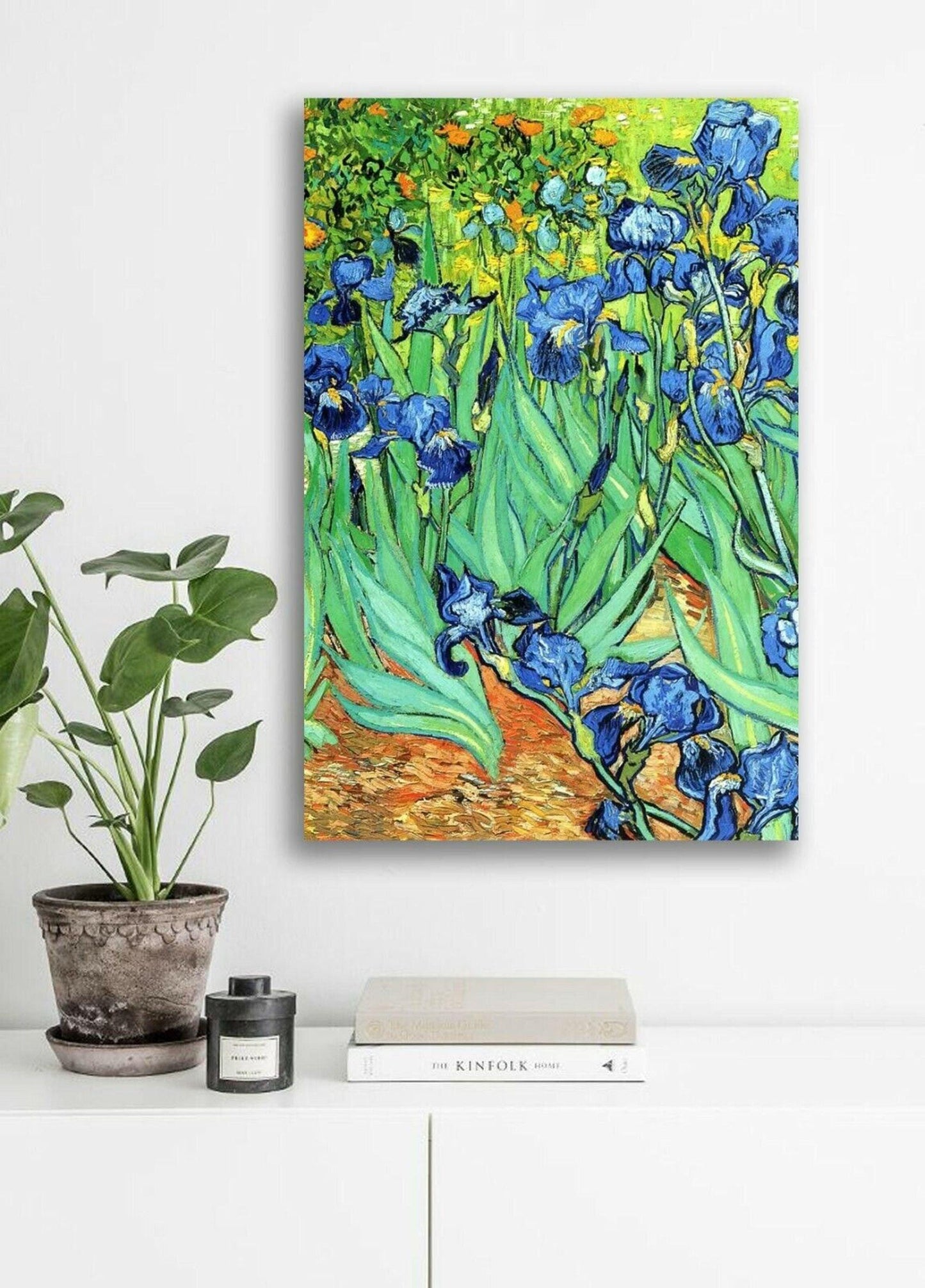 Van Gogh Iris Green and Blue