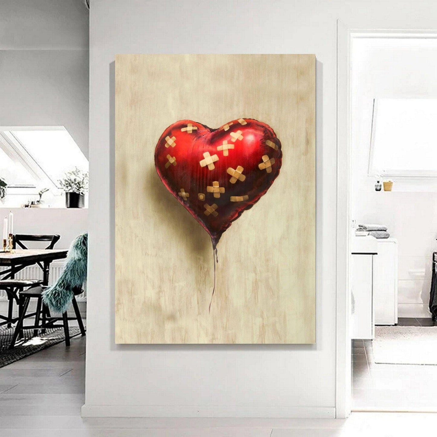 Red Love Balloon Heart