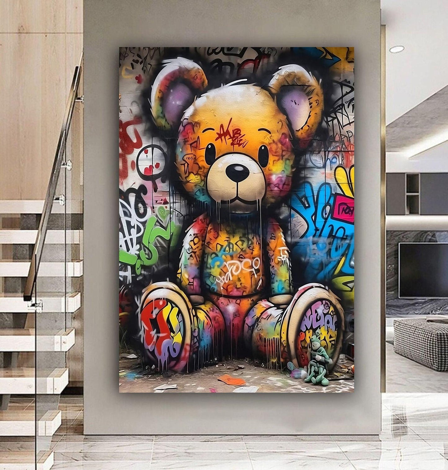 Graffiti Teddy Bear