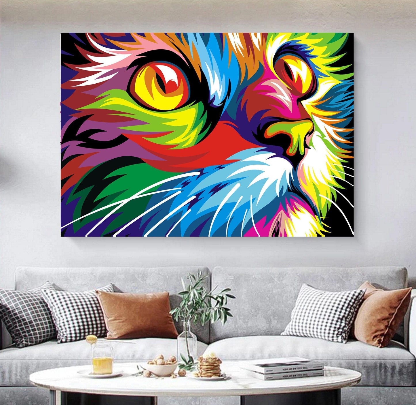 Colourful Cat
