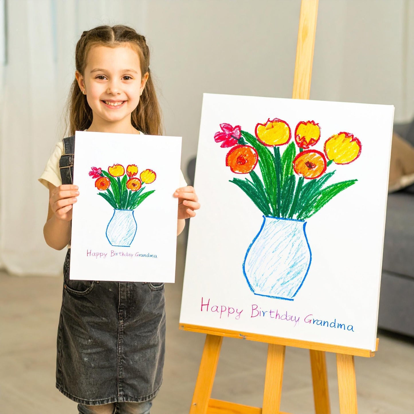 Your Child's Art on Canvas