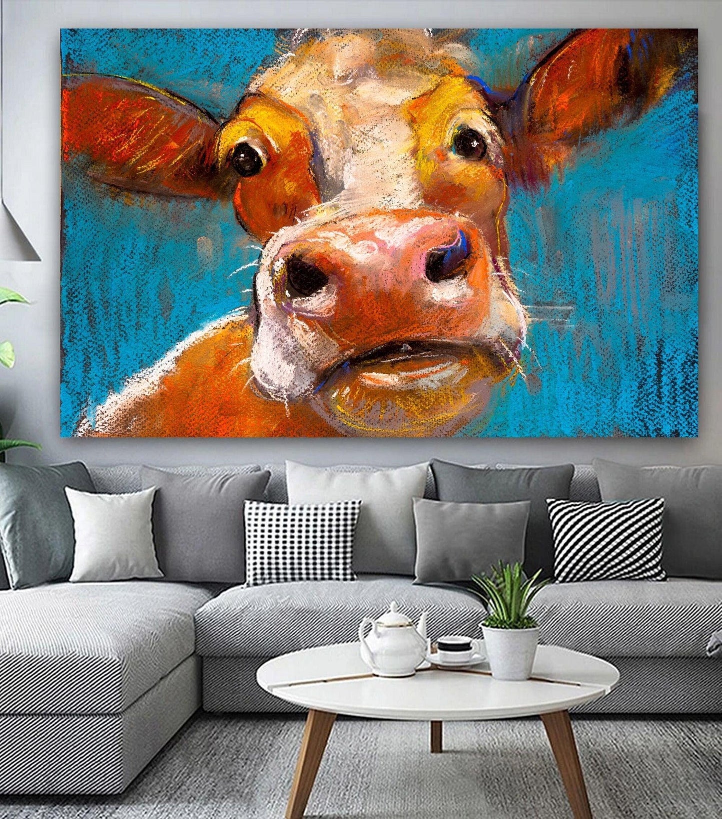 Ginger Cow Face