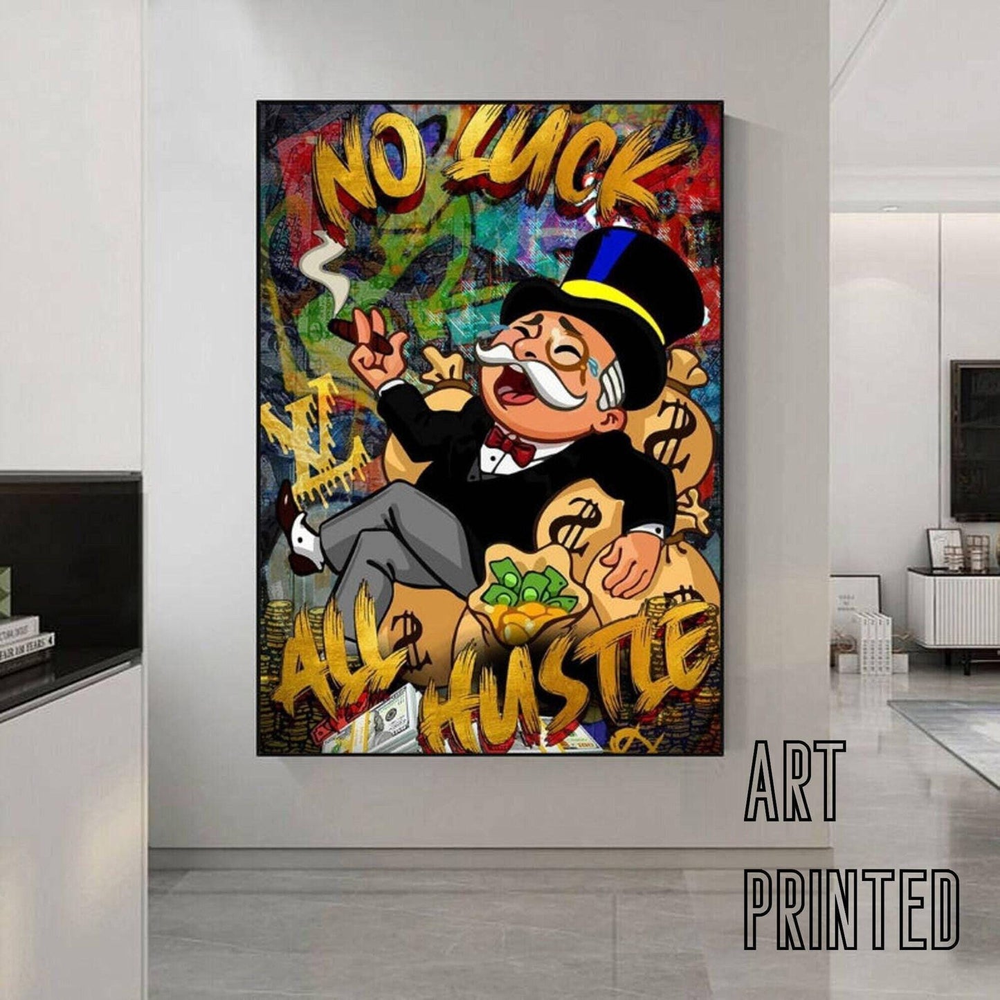 No Luck All Hustle Monopoly