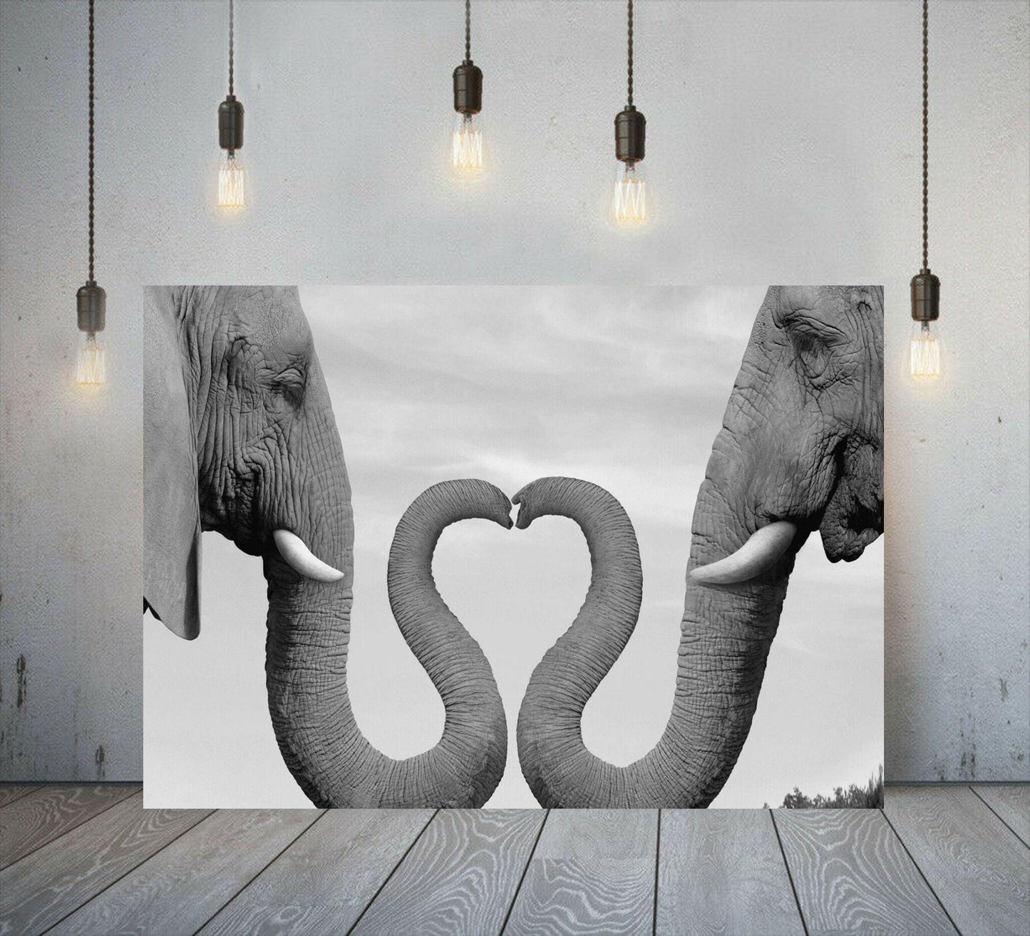 Elephants Love Heart Trunks