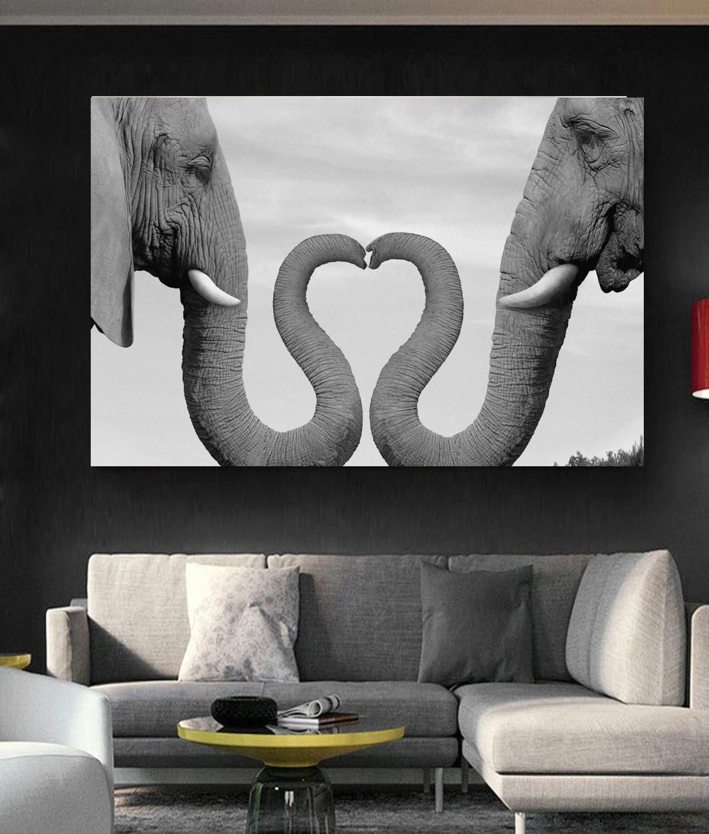 Elephants Love Heart Trunks