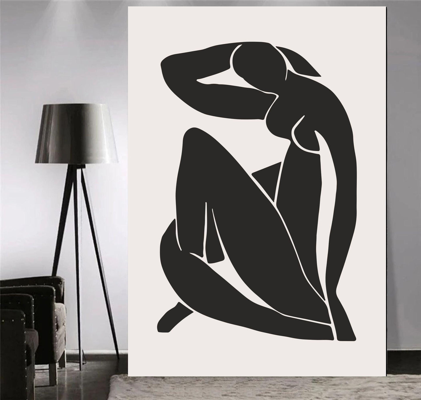Matisse Black Woman Abstract