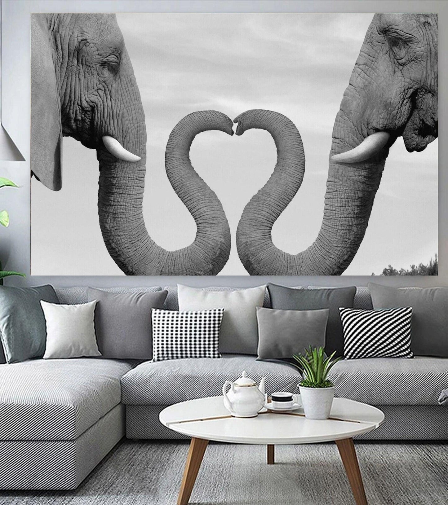 Elephants Love Heart Trunks