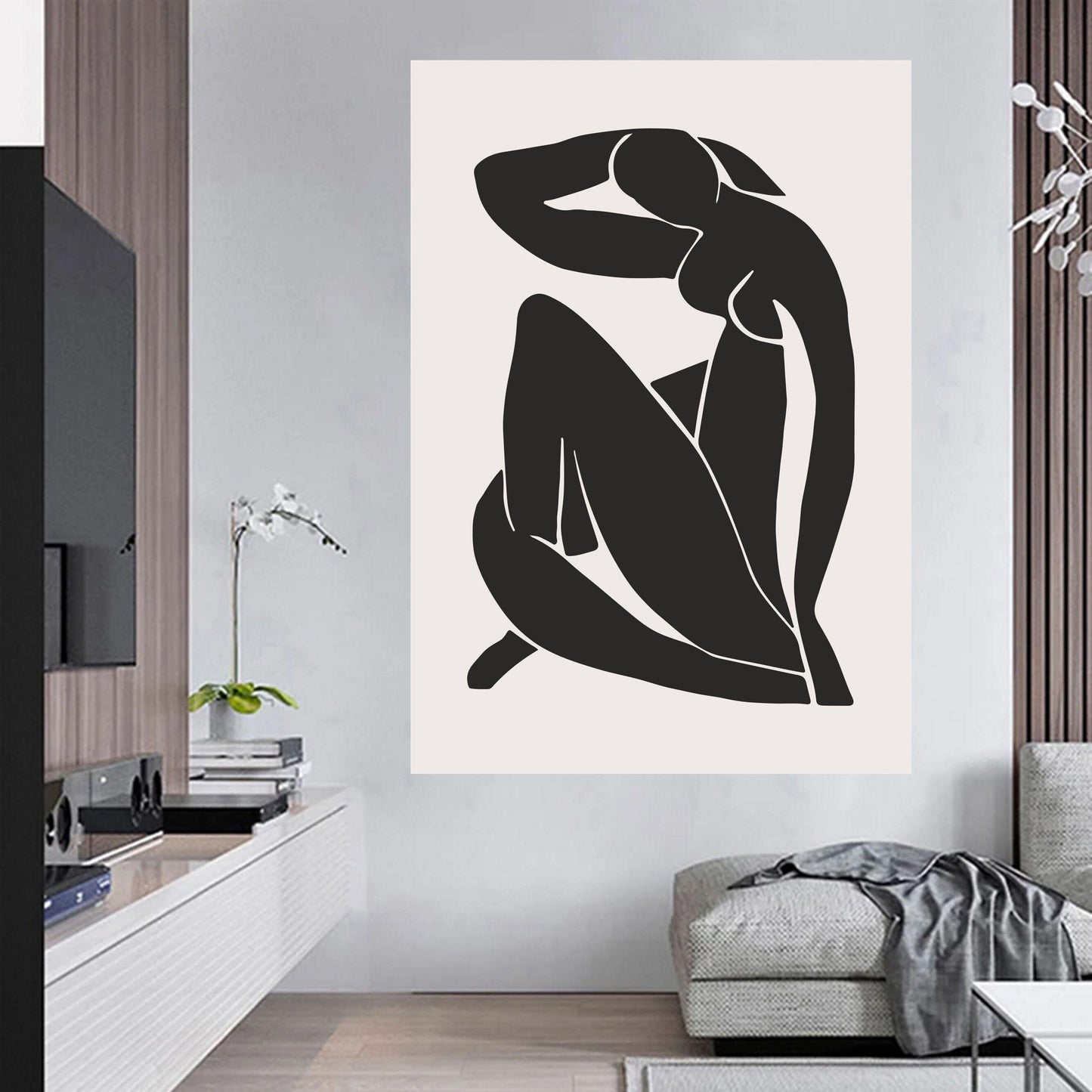 Matisse Black Woman Abstract