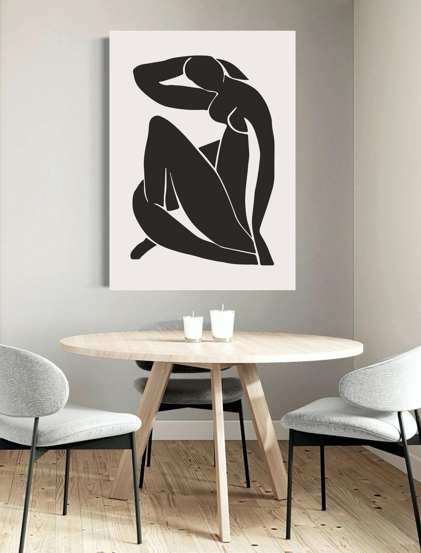 Matisse Black Woman Abstract