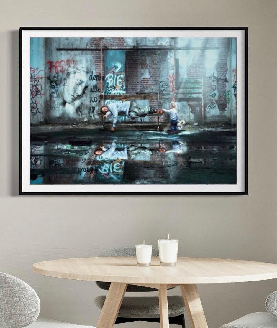 Banksy Cool Bench Blue