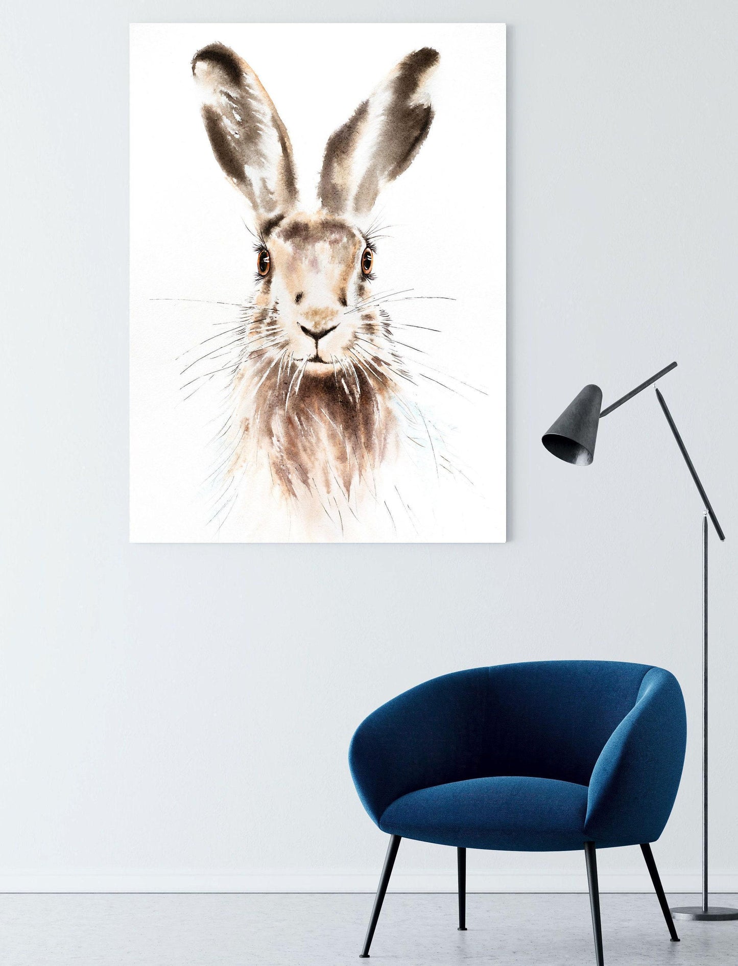 Watercolour Hare