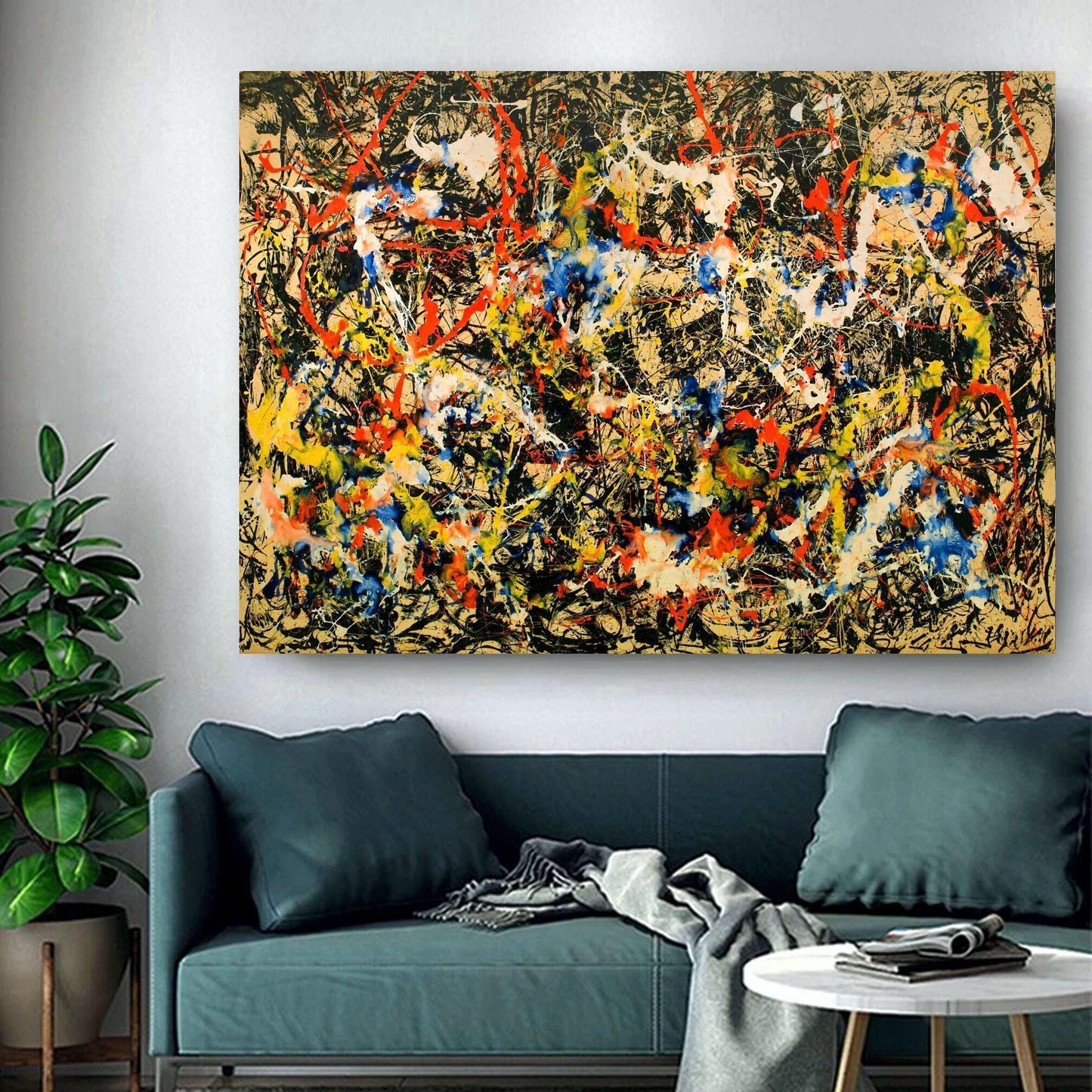 Jackson Pollock Convergence