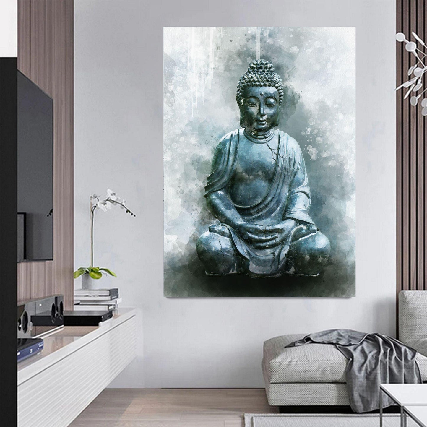 Buddha Spiritual Grey