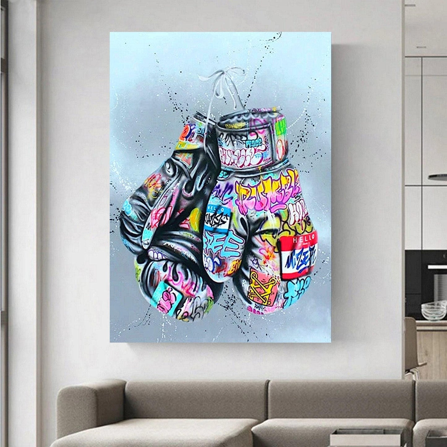 Boxing Gloves Graffiti