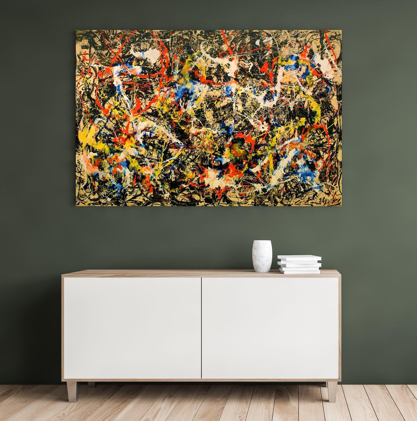 Jackson Pollock Convergence