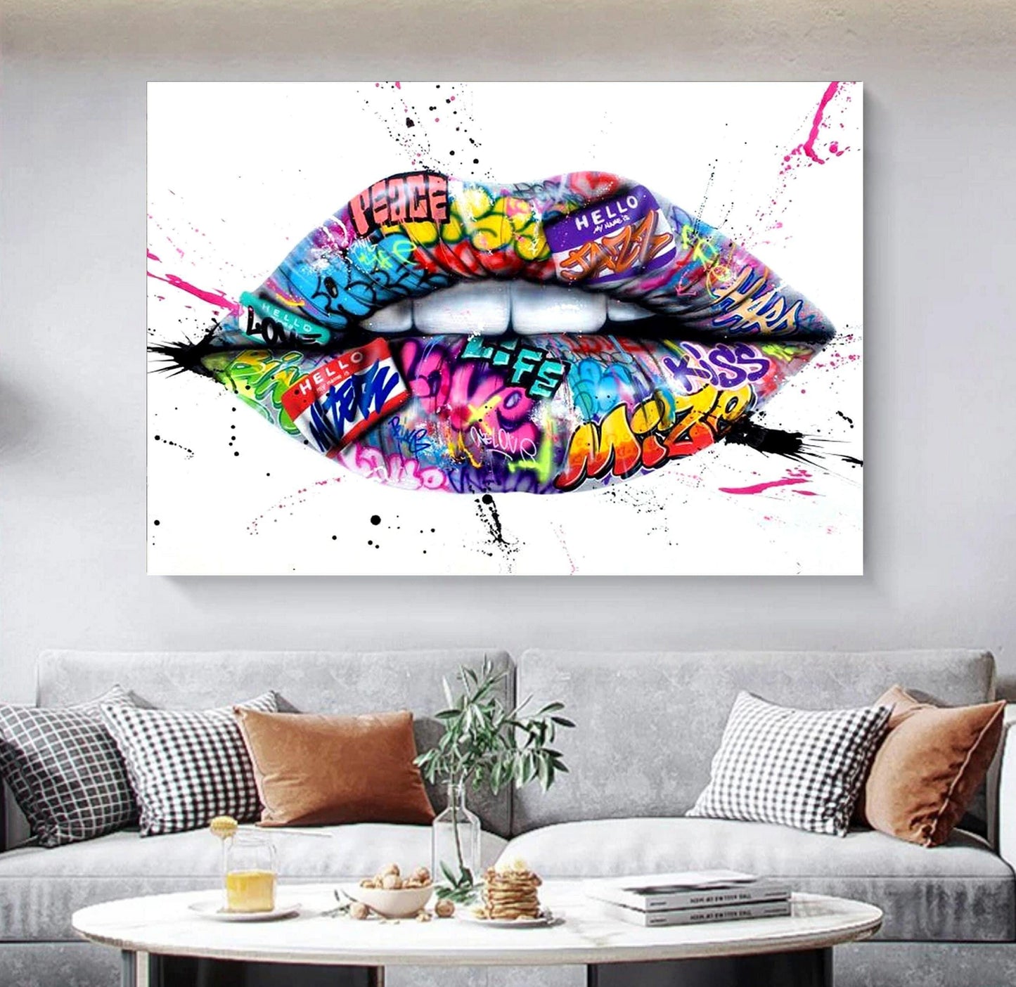 Graffiti Lips