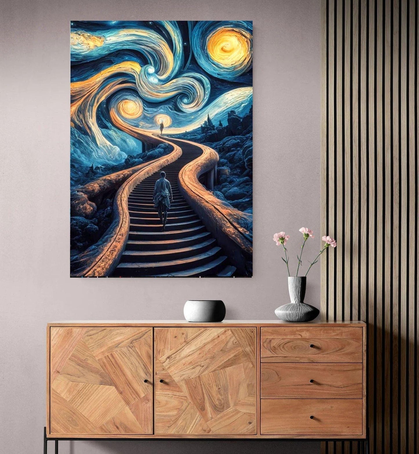 Vincent Van Gogh Style Waiting