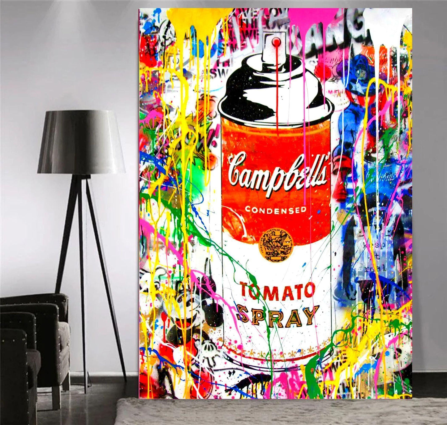 Banksy Campbells Tomato Spray
