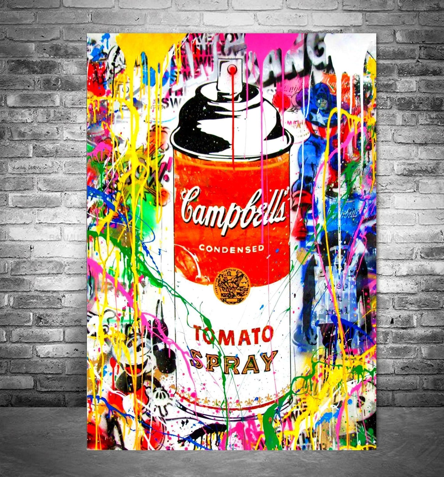 Banksy Campbells Tomato Spray